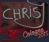 Sticker | chrisJ (Foil) | Cologne 2015 image