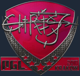 Sticker | chrisJ (Foil) | Krakow 2017