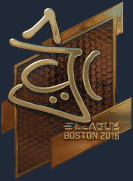 Sticker | chrisJ (dorada) | Boston 2018