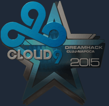 Sticker | Cloud9 (reflectante) | Cluj-Napoca 2015