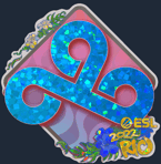 Sticker | Cloud9 (Glitter) | Rio 2022