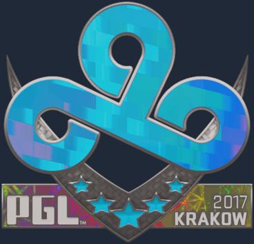 Sticker | Cloud9 (holográfica) | Cracovia 2017