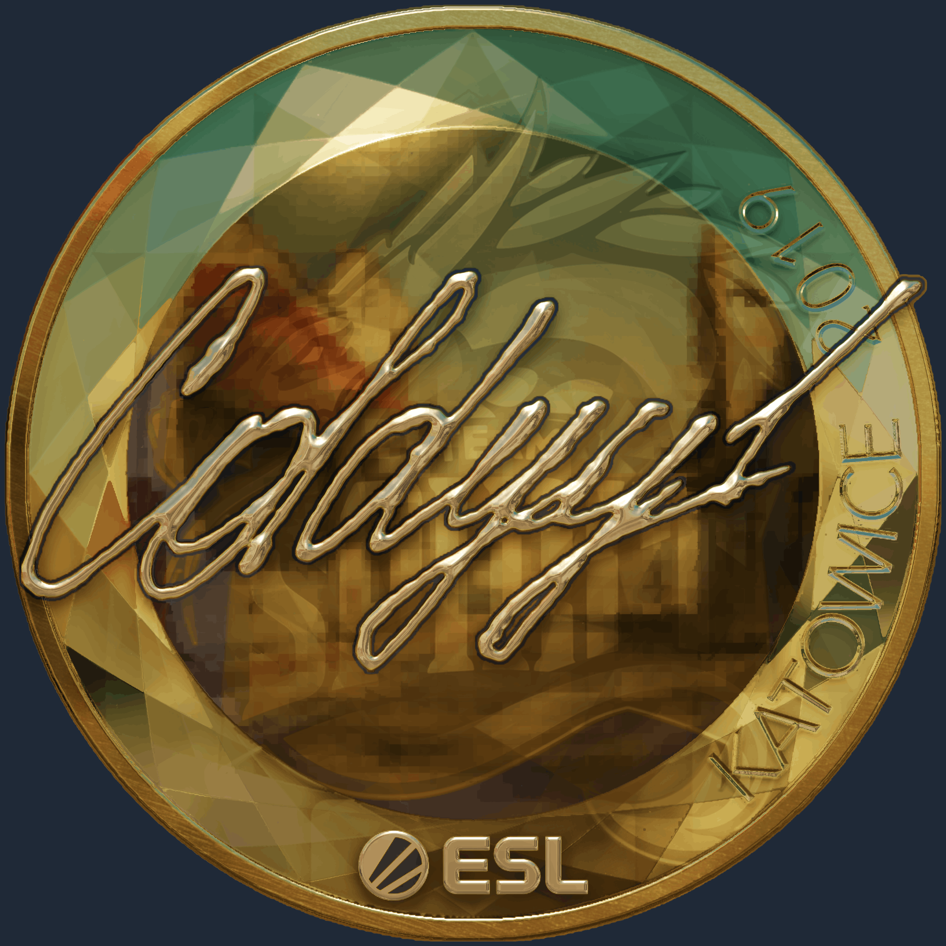 Sticker | COLDYY1（金色）| 2019年卡托维兹锦标赛