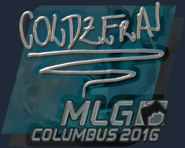 Sticker | coldzera (Foil) | MLG Columbus 2016