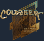 Sticker | coldzera (Gold) | Boston 2018 image