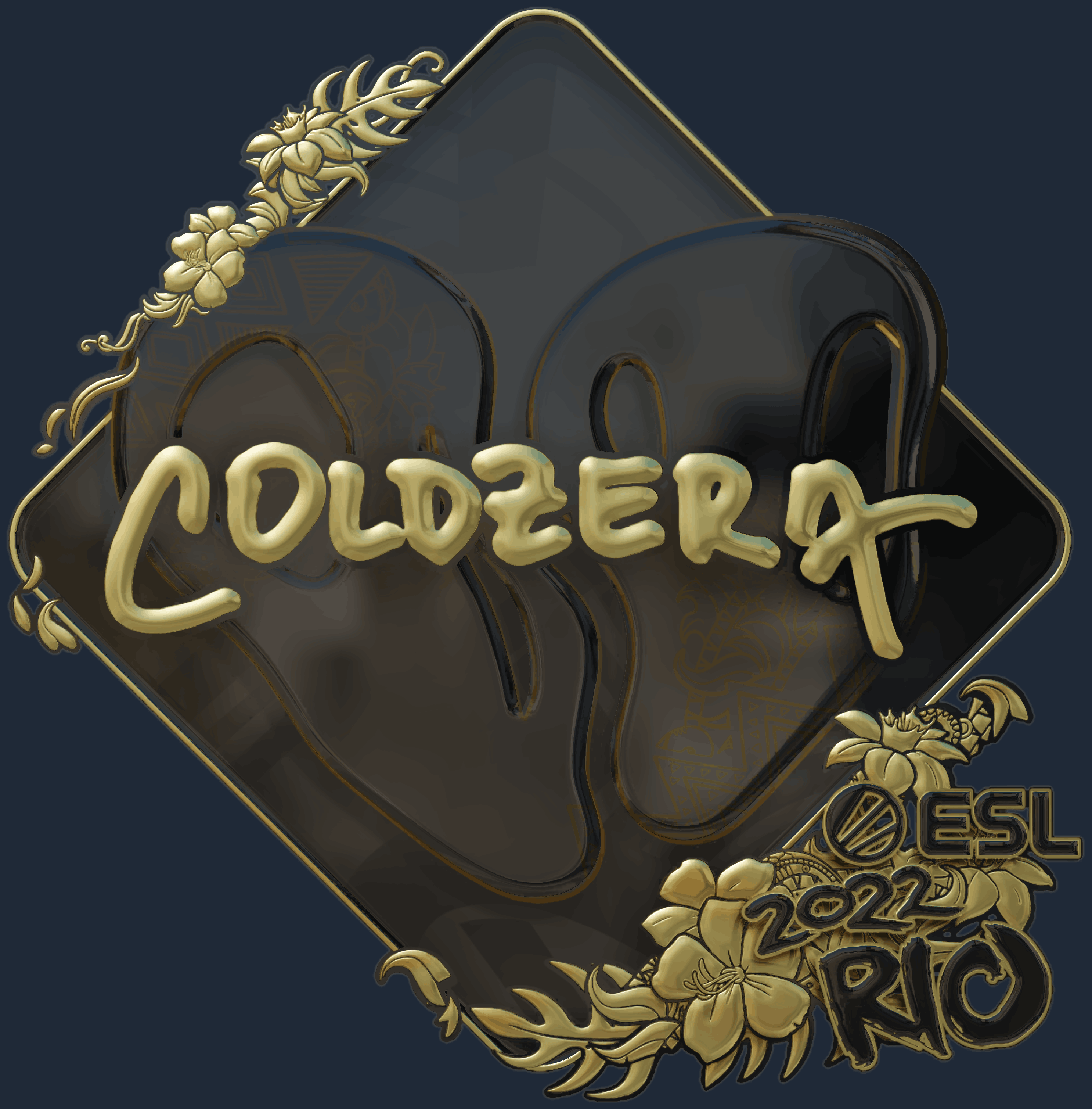 Sticker | coldzera（金色）| 2022年里约热内卢锦标赛