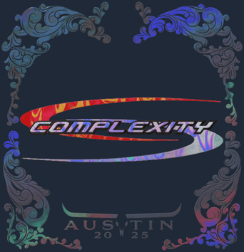 Sticker | Complexity Gaming (holográfica) | Austin 2025