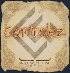 Sticker | controlez | Austin 2025