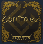 Sticker | controlez (Gold) | Austin 2025