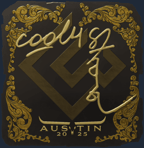 Sticker | cool4st (Gold) | Austin 2025
