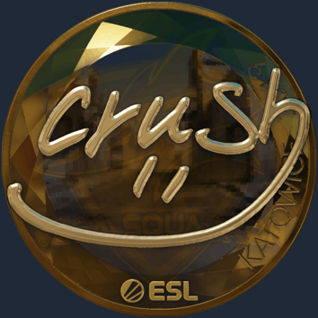 Sticker | crush (dorada) | Katowice 2019