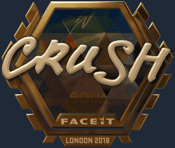 Sticker | crush (Gold) | London 2018