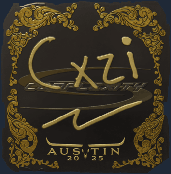 Sticker | Cxzi (dorada) | Austin 2025