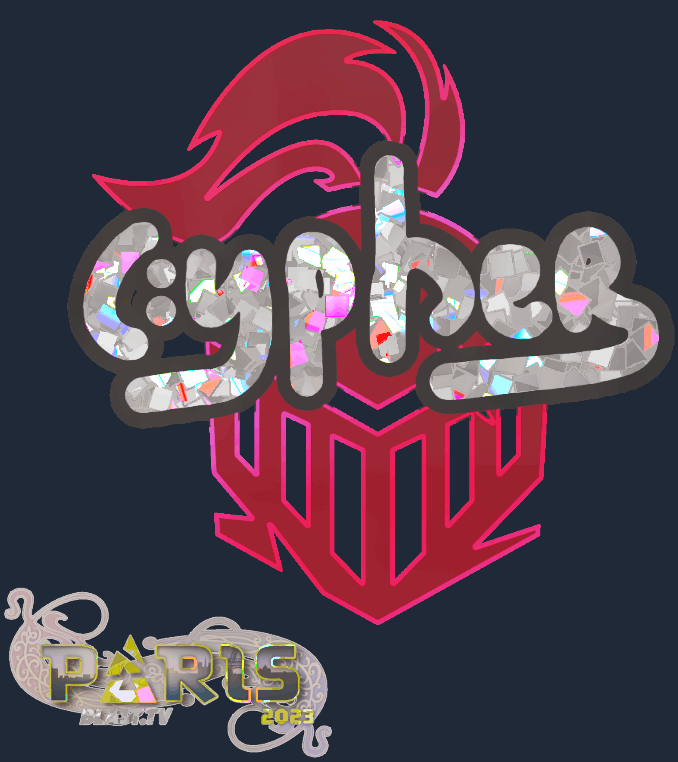 Sticker | Cypher (Glitter) | Paris 2023