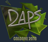 Sticker | daps (Foil) | Cologne 2016 image