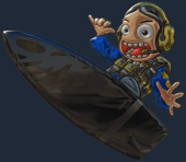 Sticker | Dark Water Surf Ava