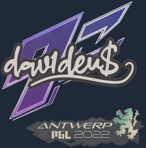Sticker | dav1d | Antwerp 2022