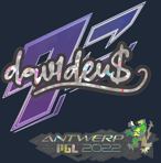 Sticker | dav1d (Glitter) | Antwerp 2022