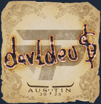 Sticker | dav1deuS | Austin 2025
