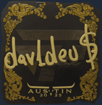 Sticker | dav1deuS (Gold) | Austin 2025