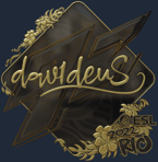 Sticker | dav1deuS (Gold) | Rio 2022