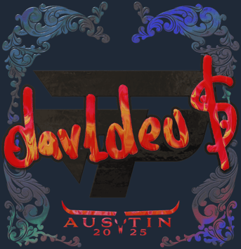 Sticker | dav1deuS (Holo) | Austin 2025