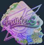 Sticker | dav1deuS (Holo) | Rio 2022