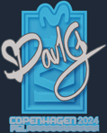 Sticker | dav1g | Copenhagen 2024