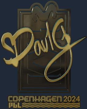 Sticker | dav1g (dorada) | Copenhague 2024