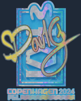 Sticker | dav1g (Holo) | Copenhagen 2024