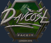 Sticker | DavCost (Foil) | London 2018