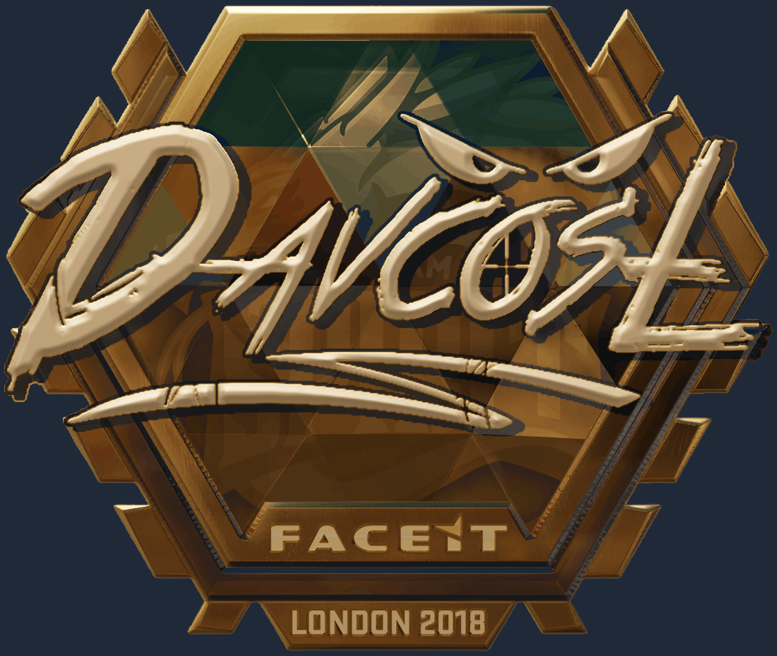 Sticker | DavCost（金色）| 2018年伦敦锦标赛