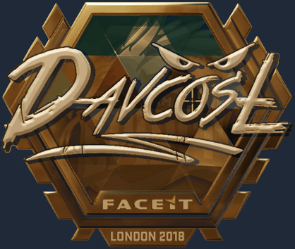 Sticker | DavCost (Gold) | London 2018