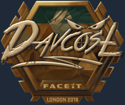 Sticker | DavCost (Gold) | London 2018