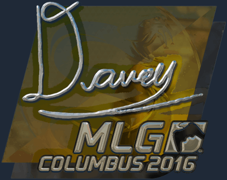 Sticker | DAVEY (Foil) | MLG Columbus 2016