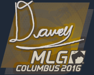Sticker | DAVEY | MLG Columbus 2016