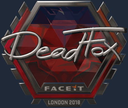 Sticker | DeadFox (reflectante) | Londres 2018