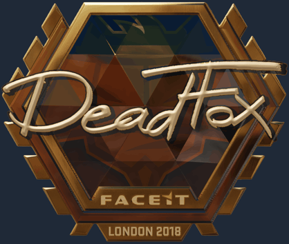 Sticker | DeadFox（金色）| 2018年伦敦锦标赛