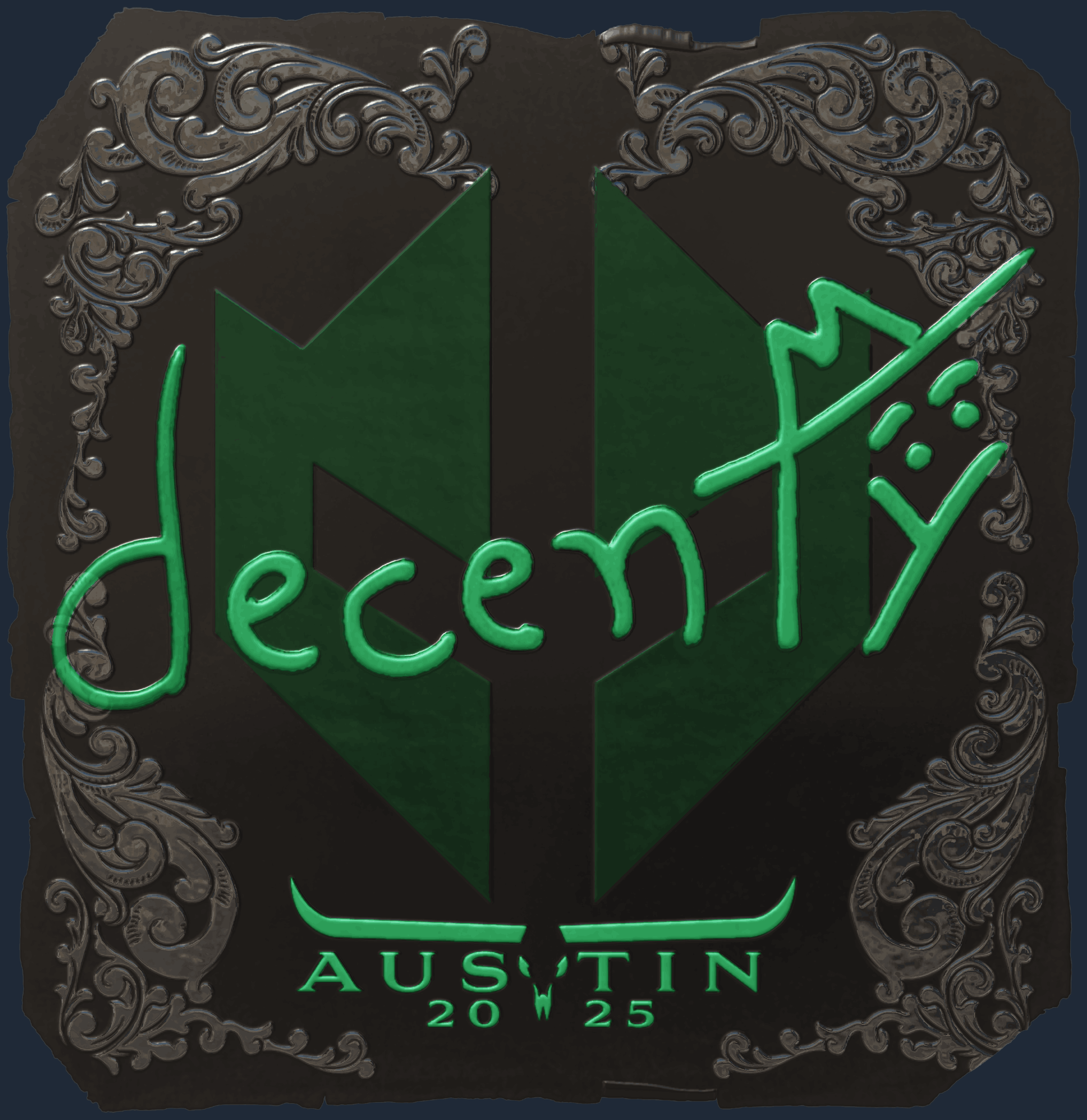 Sticker | decenty (Foil) | Austin 2025