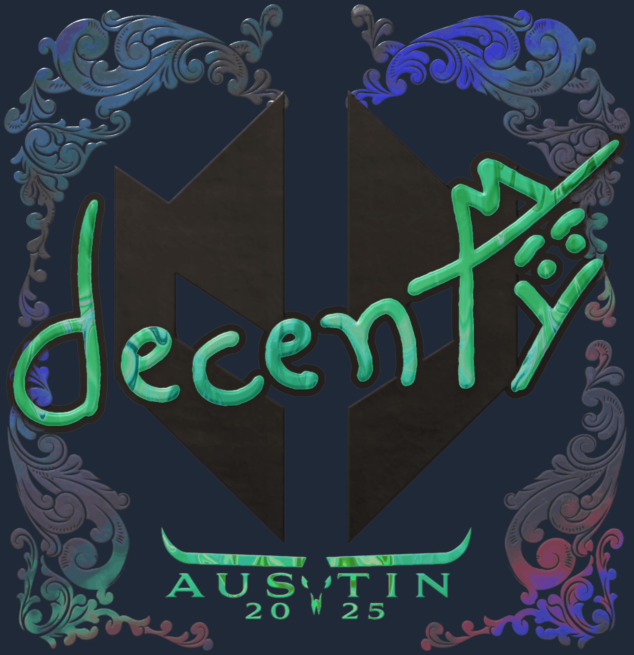 Sticker | decenty (Holo) | Austin 2025