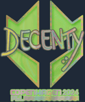 Sticker | decenty (Holo) | Copenhagen 2024