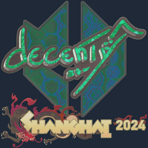 Sticker | decenty (Holo) | Shanghai 2024