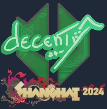 Sticker | decenty | Shanghai 2024
