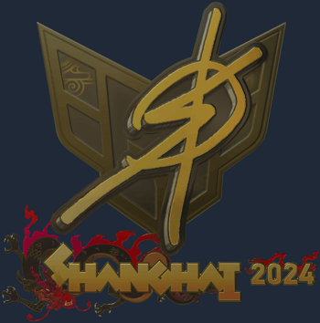 Sticker | degster (dorada) | Shanghái 2024