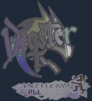 Sticker | degster (holográfica) | Amberes 2022