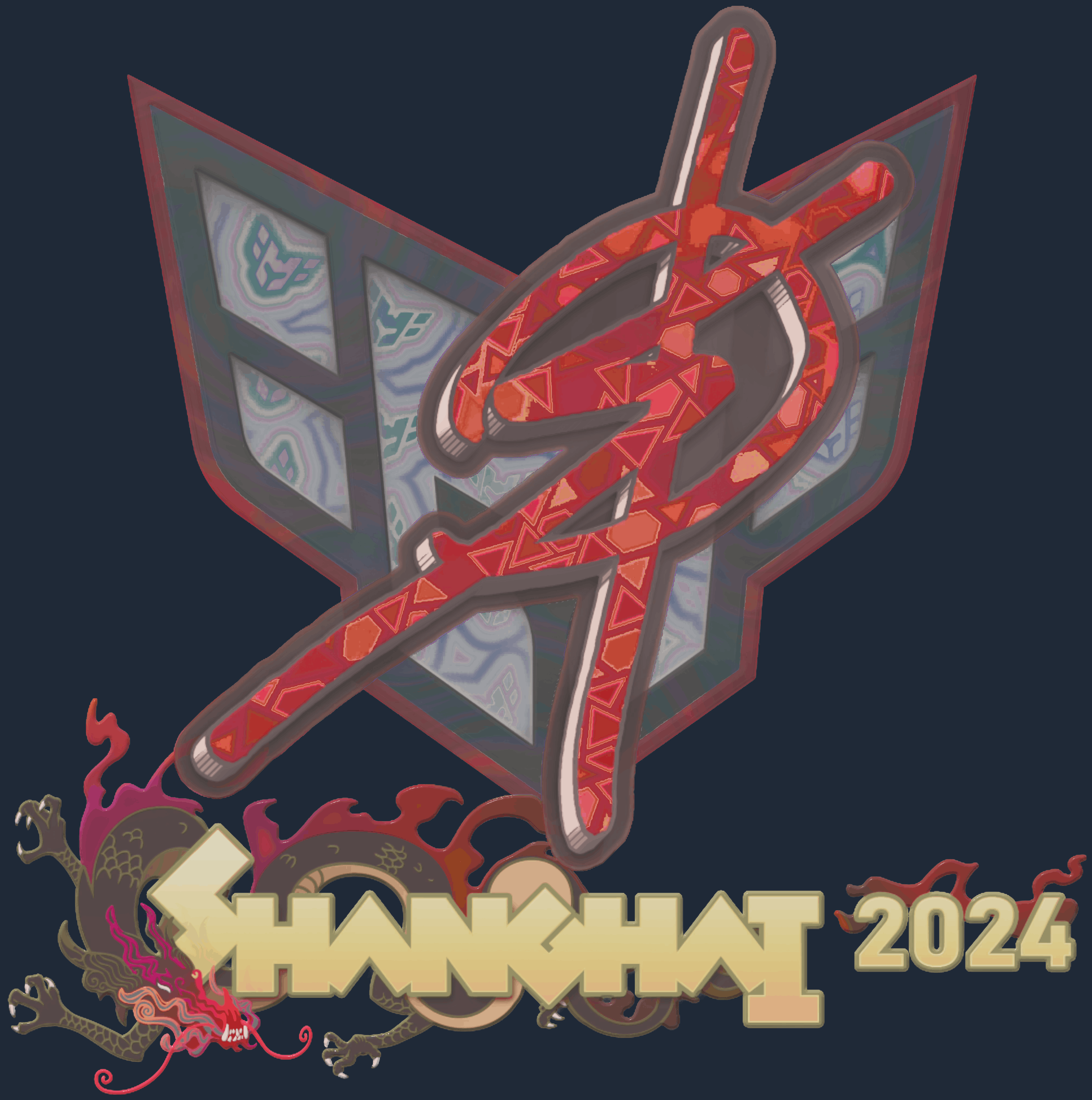 Sticker | degster (Holo) | Shanghai 2024