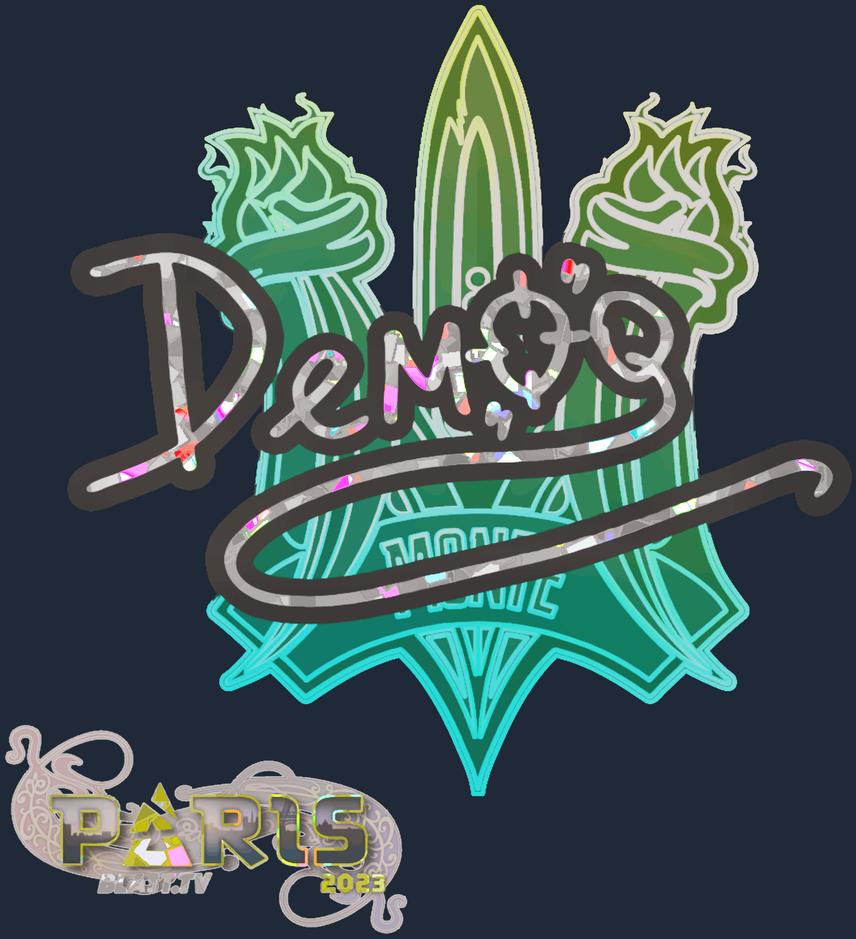 Sticker | DemQQ（闪耀）| 2023年巴黎锦标赛