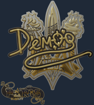 Sticker | DemQQ (Gold) | Paris 2023