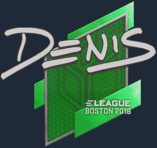 Sticker | denis | Boston 2018