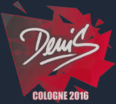 Sticker | denis | Cologne 2016